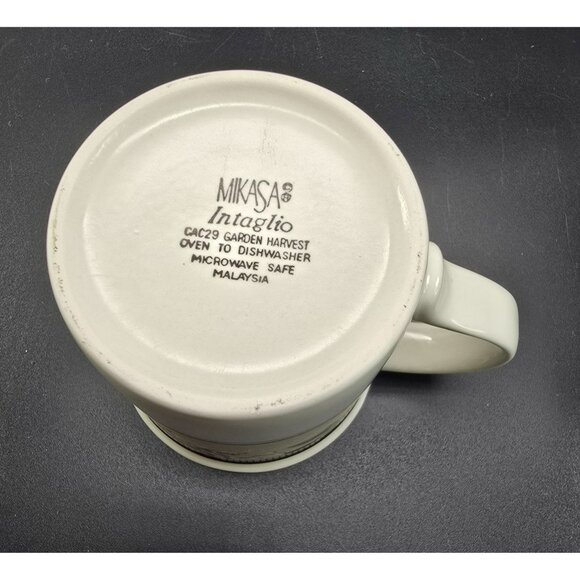 Mikasa Intaglio Garden Harvest Ceramic Mug Dishwasher & Microwave Safe JJ3831 - Picture 6 of 7